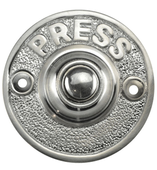 Classic American PRESS Doorbell Push Button  (Several Finishes Available)