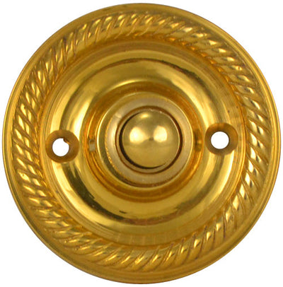 Classic Georgian Roped Doorbell Push Button