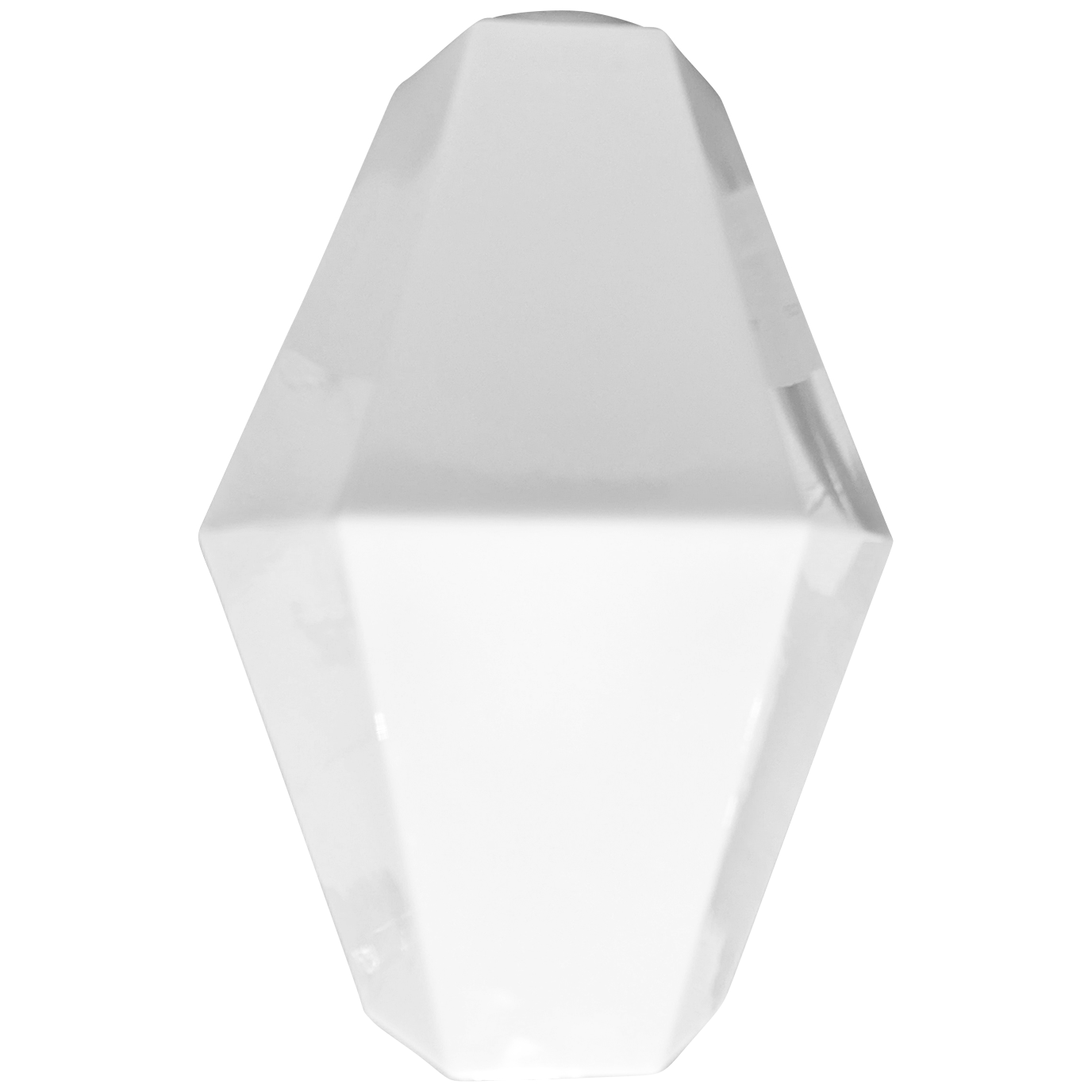 11 1/2 Inch Mid-Century Modern Style Milk Glass Light Shade (4 Inch Fitter)
