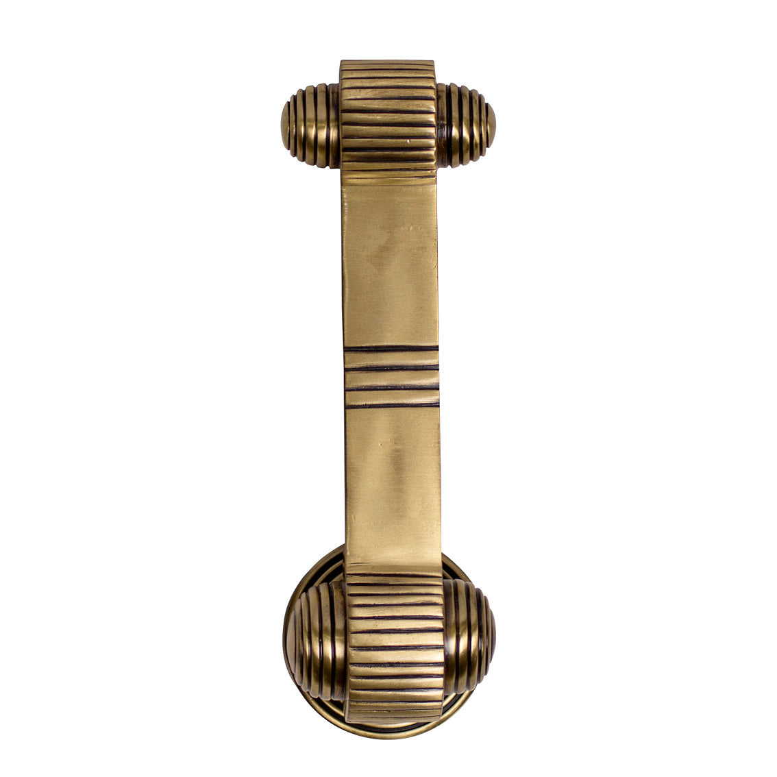 7 Inch Solid Brass Jefferson Door Knocker (Several Finish Options)