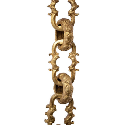5 Feet Solid Brass Ornate Chain