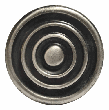 Solid Brass Concentric Circle Cabinet & Furniture Knob