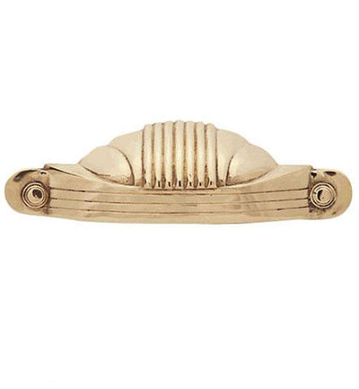 5 Inch Overall (4 Inch c-c) Solid Brass Marquee Pull