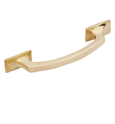 5 1/4 Inch Overall (3 3/4 Inch c-c) Traditional Solid Brass Pull
