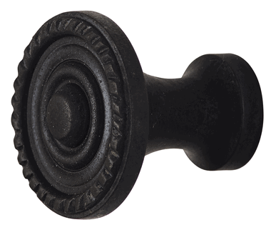 Solid Brass Art Deco Beaded Circle Cabinet & Furniture Knob