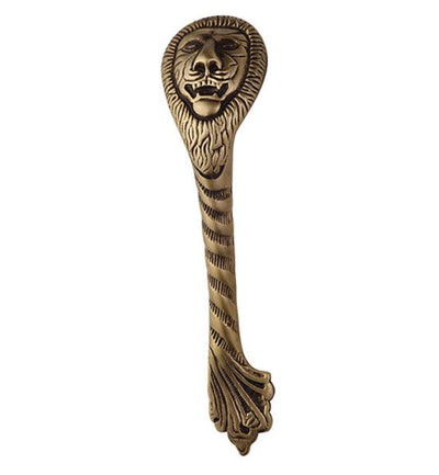 10 Inch Ornate Lion's Head Door Pull in Several Finishes