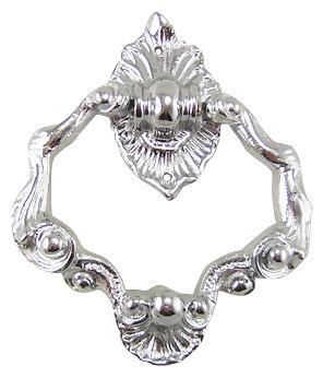 4 Inch Ornate Shell Pattern Ring Pull
