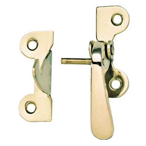 Solid Brass Right Hand Hoosier or Ice Box Cabinet Latch