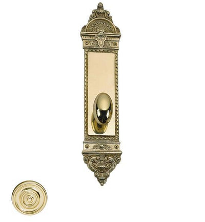 Solid Brass L'Enfant Style Oval Door Knob Set
