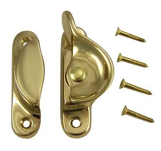 Solid Brass Sash Lock or Table Leaf Lock