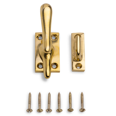 2 1/2 Inch Cabinet Latch with Handle (Several Finishes Available)