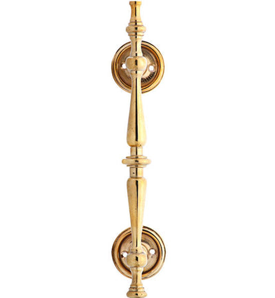 9 1/2 Inch Solid Brass Traditional Door Pull