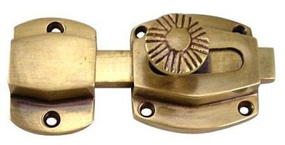 Solid Brass Plain Style Cabinet & Furniture Latch
