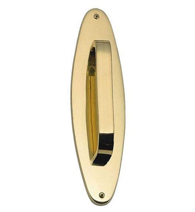 11 Inch Traditional Oval Door Pull & Plate in Several Finishes