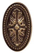 Solid Brass Avalon Ornate Victorian Door Knob Set