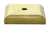 1 2/5 Inch Solid Brass Traditional Back Plate