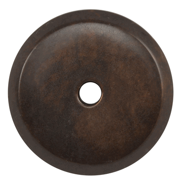 1 1/4 Inch Solid Brass Traditional Round Back Plate