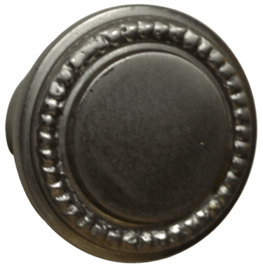 Solid Brass Beaded Round Cabinet & Furniture Knob