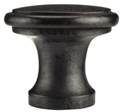 Traditional Brass Flat Top Round Cabinet & Furniture Knob