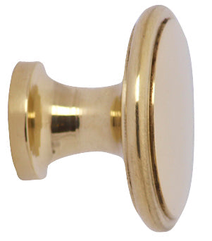 Solid Brass Traditional Colonial Style Cabinet & Furniture Knob