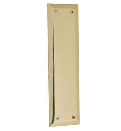 10 Inch Quaker Style Push Plate in Several Finishes