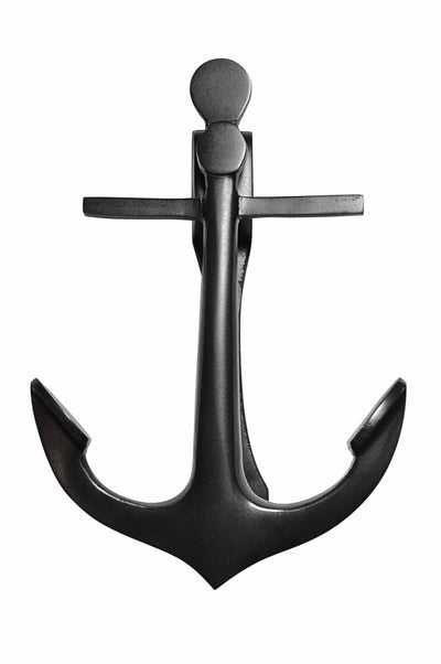 5 3/4 Inch Solid Brass Nautical Anchor Door Knocker (Several Finishes Available)