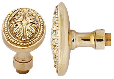 Solid Brass Avalon Oval Spare Door Knob Set
