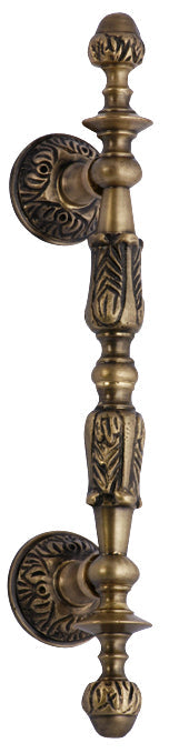 8 Inch Solid Brass French Empire Door Pull