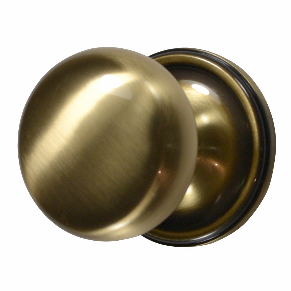 Traditional Brass Door Knob with Victorian Rosette