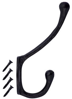 Traditional Solid Iron Coat Hook